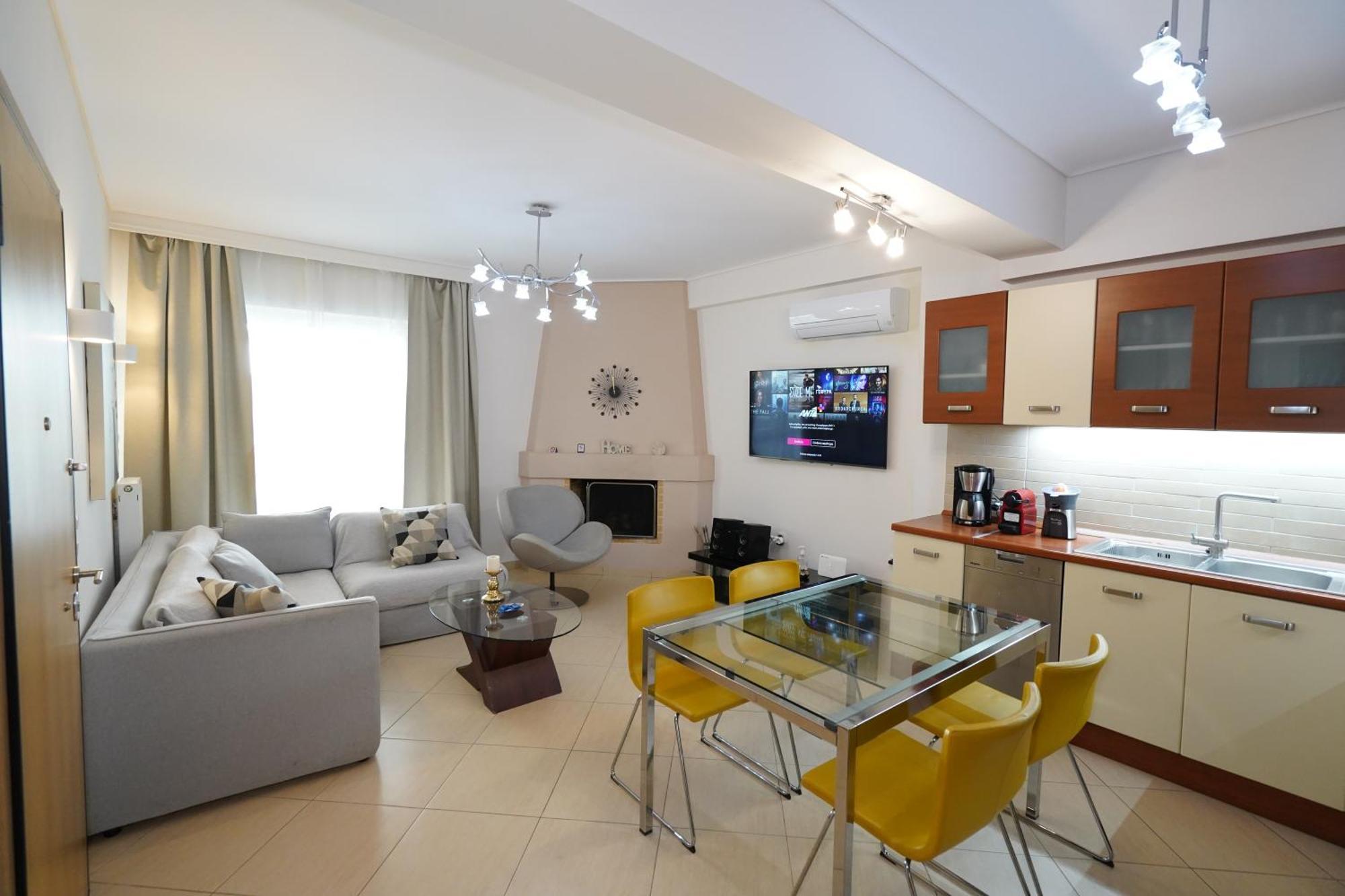 Garden Apartment Next To The Mall -Private Parking Athen Exterior foto